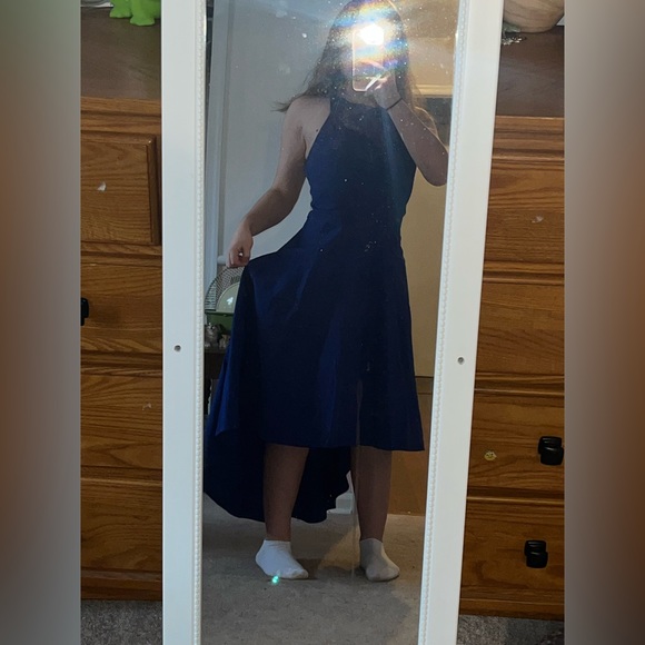 Size: 02, Color: Royal Blue, Fabric: 98% Cotton; 2% Spandex - Picture 3 of 6